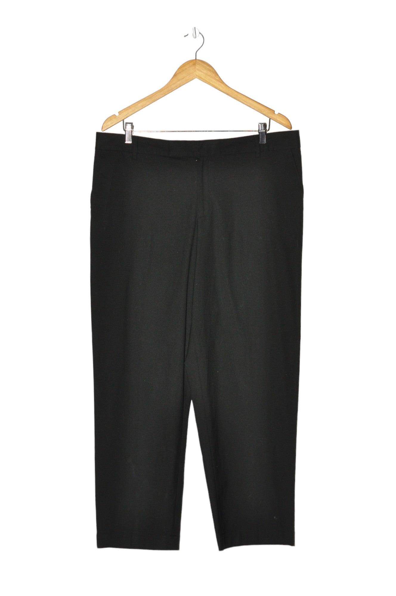 GAP Women Work Pants Regular fit in Black - 16