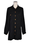 MAVI ROSA Women Button Down Tops Regular fit in Black - 38