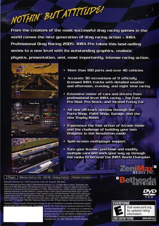 IHRA Professional Drag Racing 2005 (occasion)