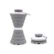 Collapsible Silicone Water Bottle – Foldable Leak-Proof BPA-Free Travel Bottle for Gym, Hiking & Outdoor | 500ml