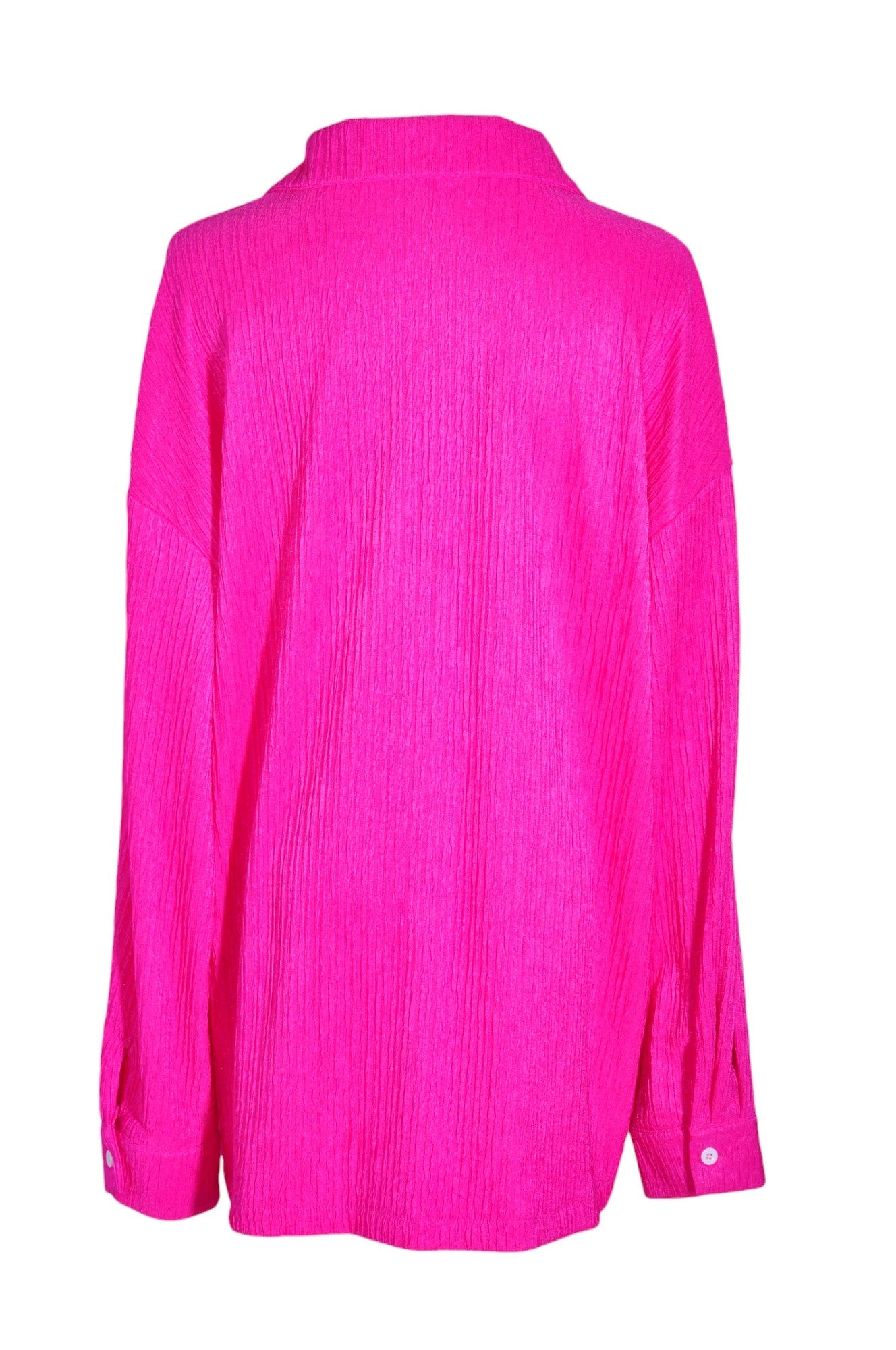 UNBRANDED Women Button Down Tops Regular fit in Pink - S