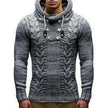 Turtleneck hooded sweater