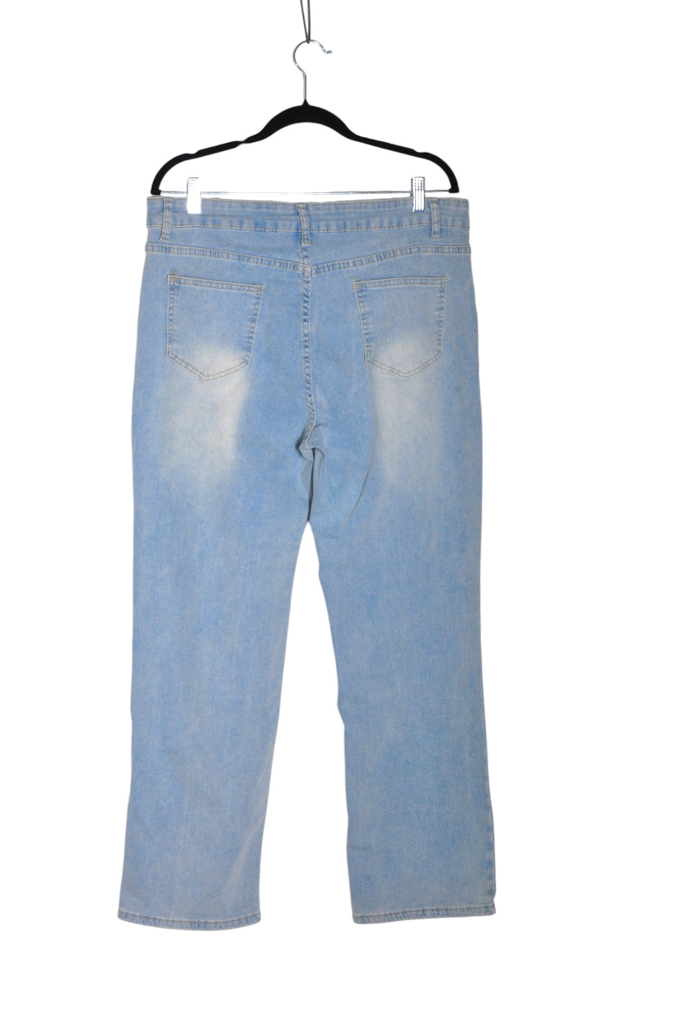 UNBRANDED Women Straight-Legged Jeans Regular fit in Blue - L
