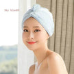 Women's Microfiber Hair Dryer Cap Absorbent Hair Towel.