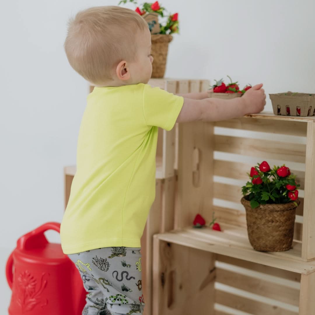 Baby/Kids' Bamboo T-Shirt | Burnt Brick