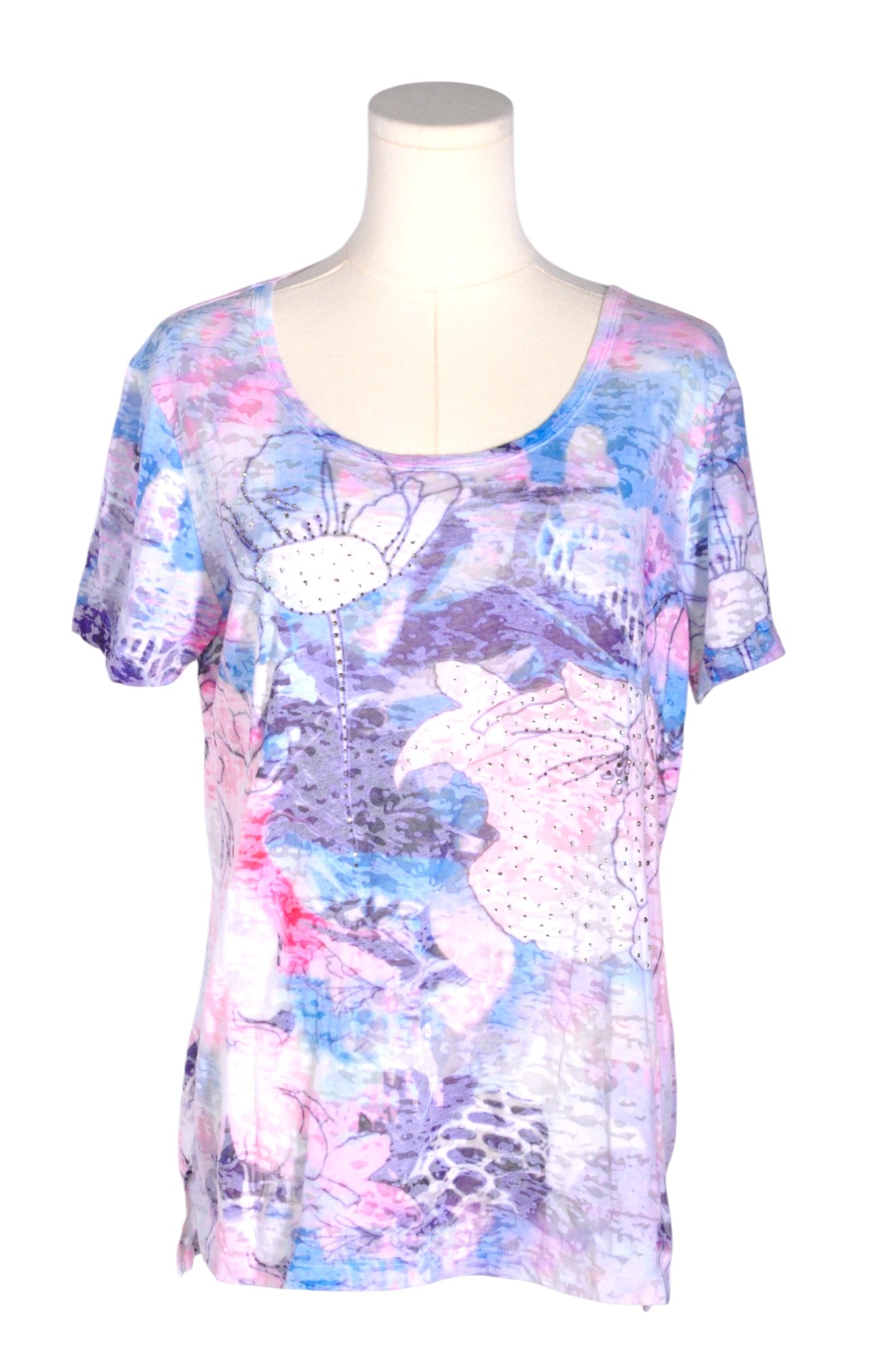 UNBRANDED Women T-Shirts Regular fit in Purple - L