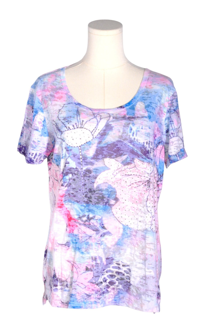 UNBRANDED Women T-Shirts Regular fit in Purple - L
