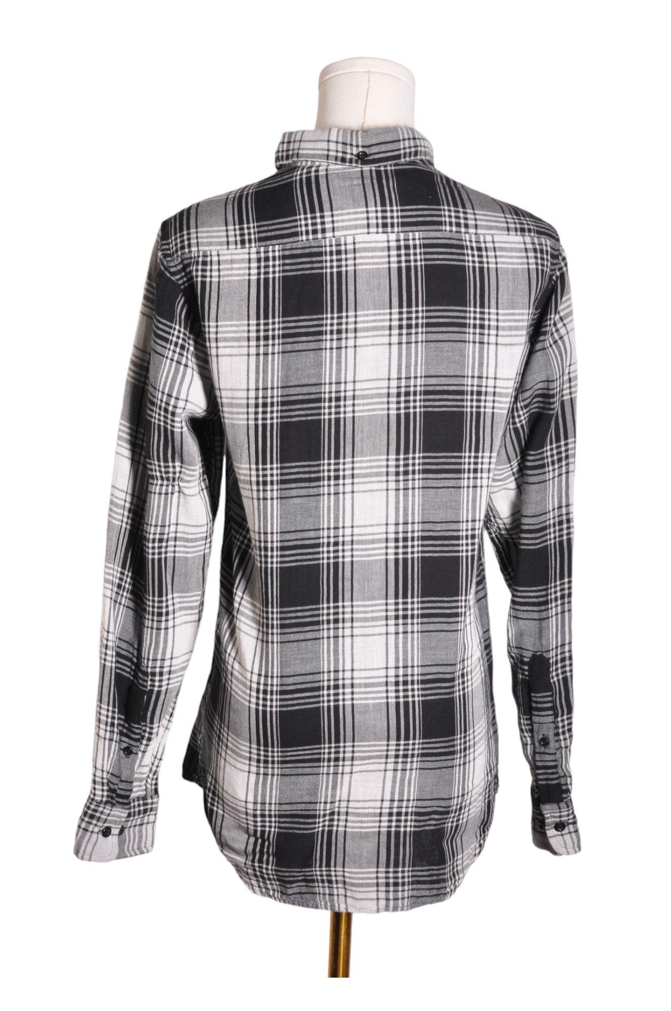 H&M Men Button Down Tops Regular fit in Blue - XS