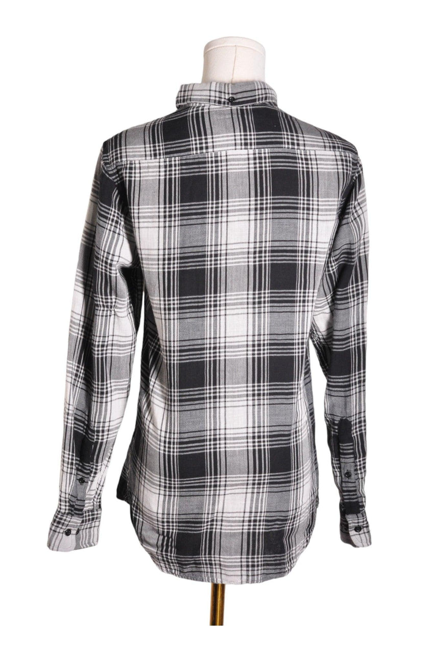 H&M Men Button Down Tops Regular fit in Blue - XS