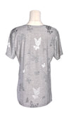 UNBRANDED Women T-Shirts Regular fit in Gray - L
