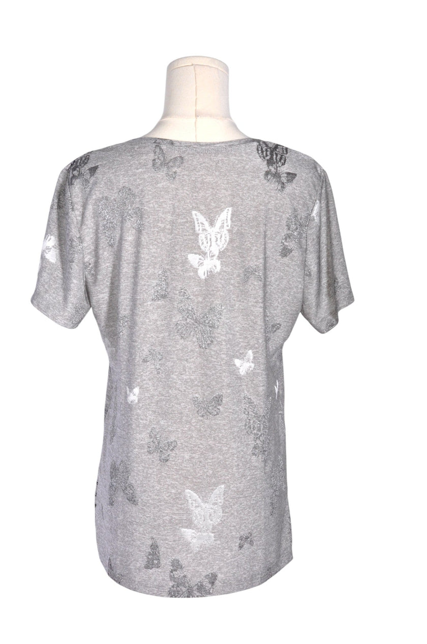 UNBRANDED Women T-Shirts Regular fit in Gray - L