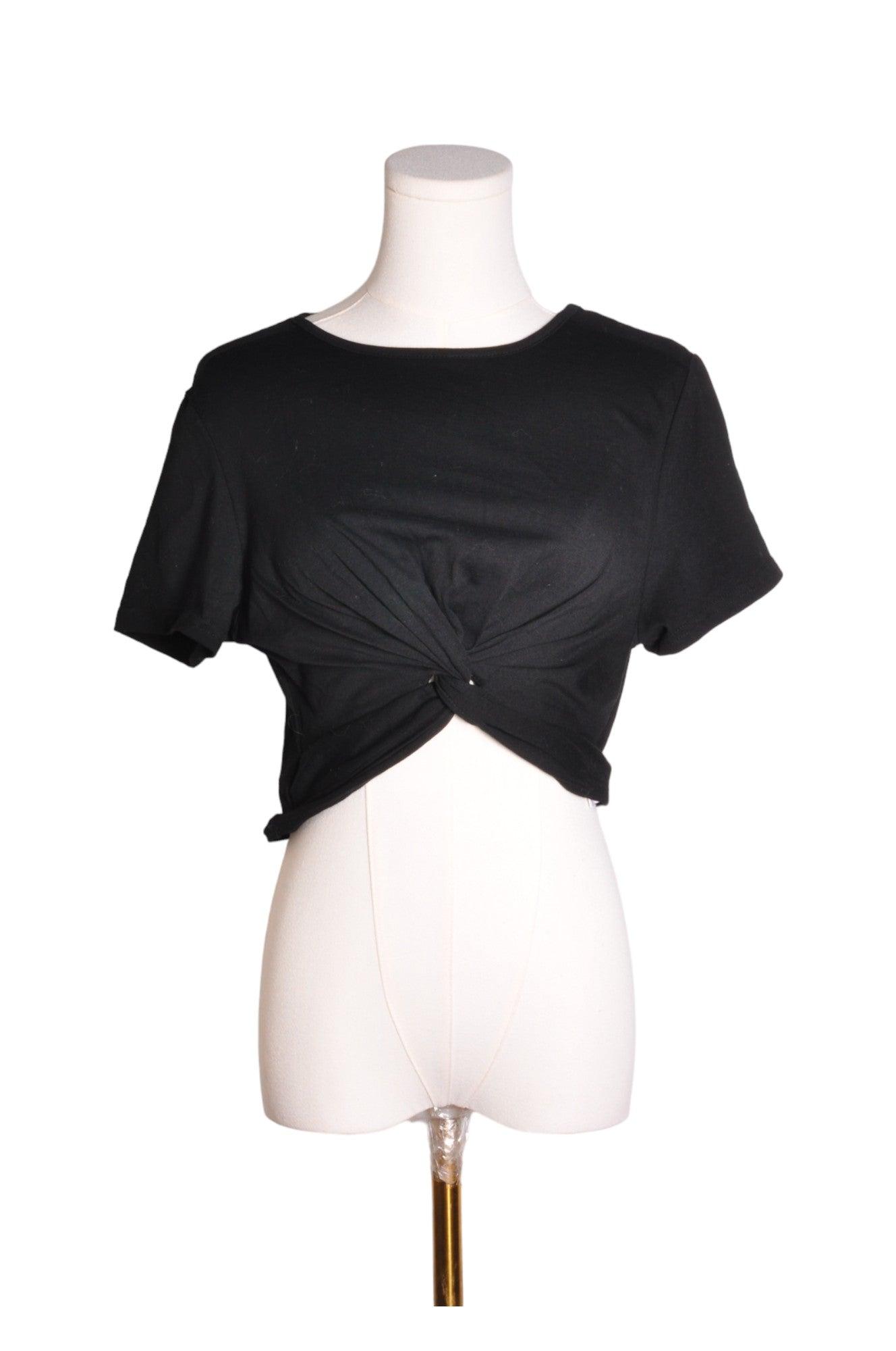 SHEIN Women Crop Tops Regular fit in Black - 0XL