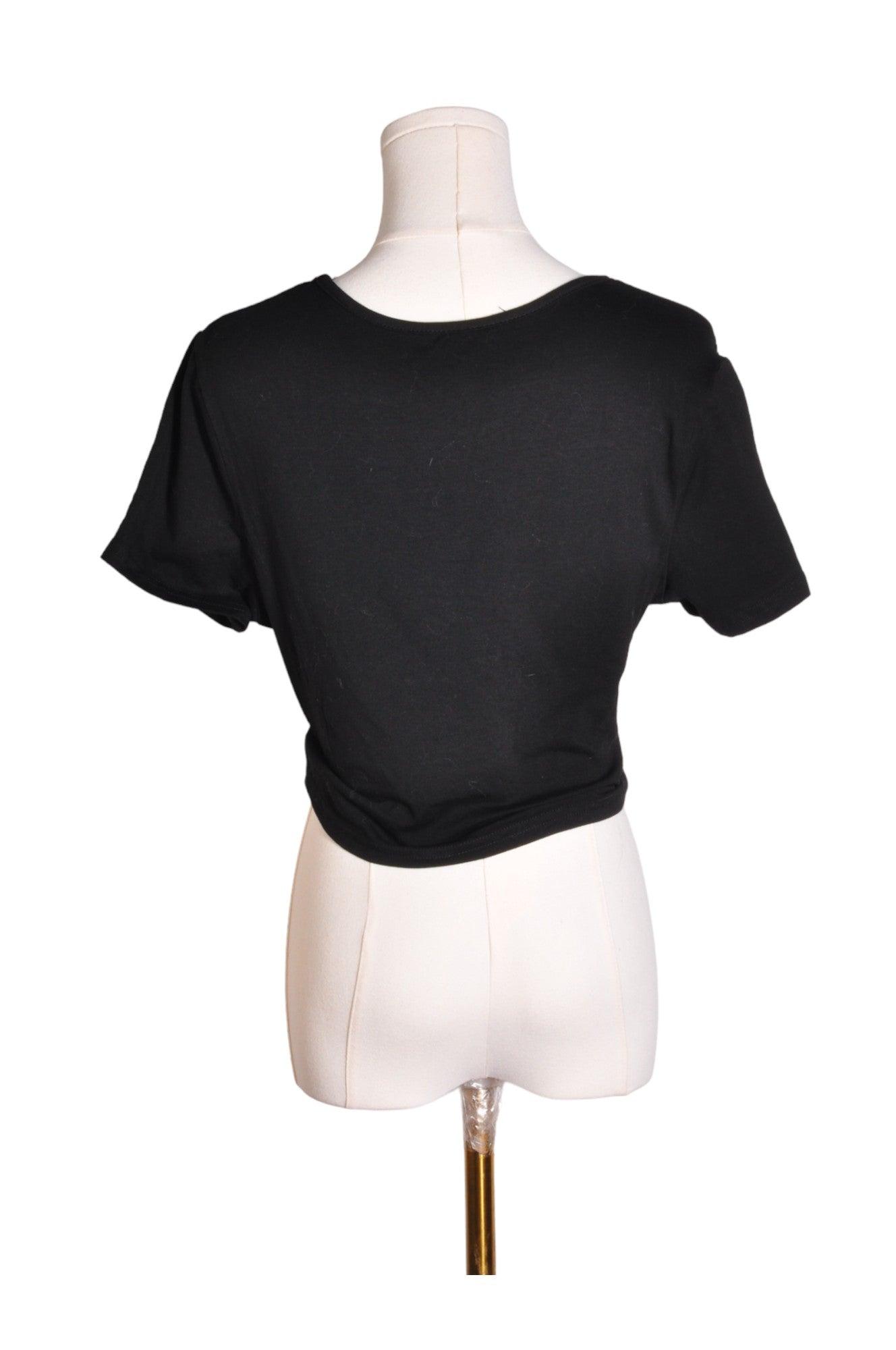 SHEIN Women Crop Tops Regular fit in Black - 0XL