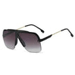 Premium Rimless Oversized Aviator Sunglasses for Women, PC Lens UV Protection Women’s Shade