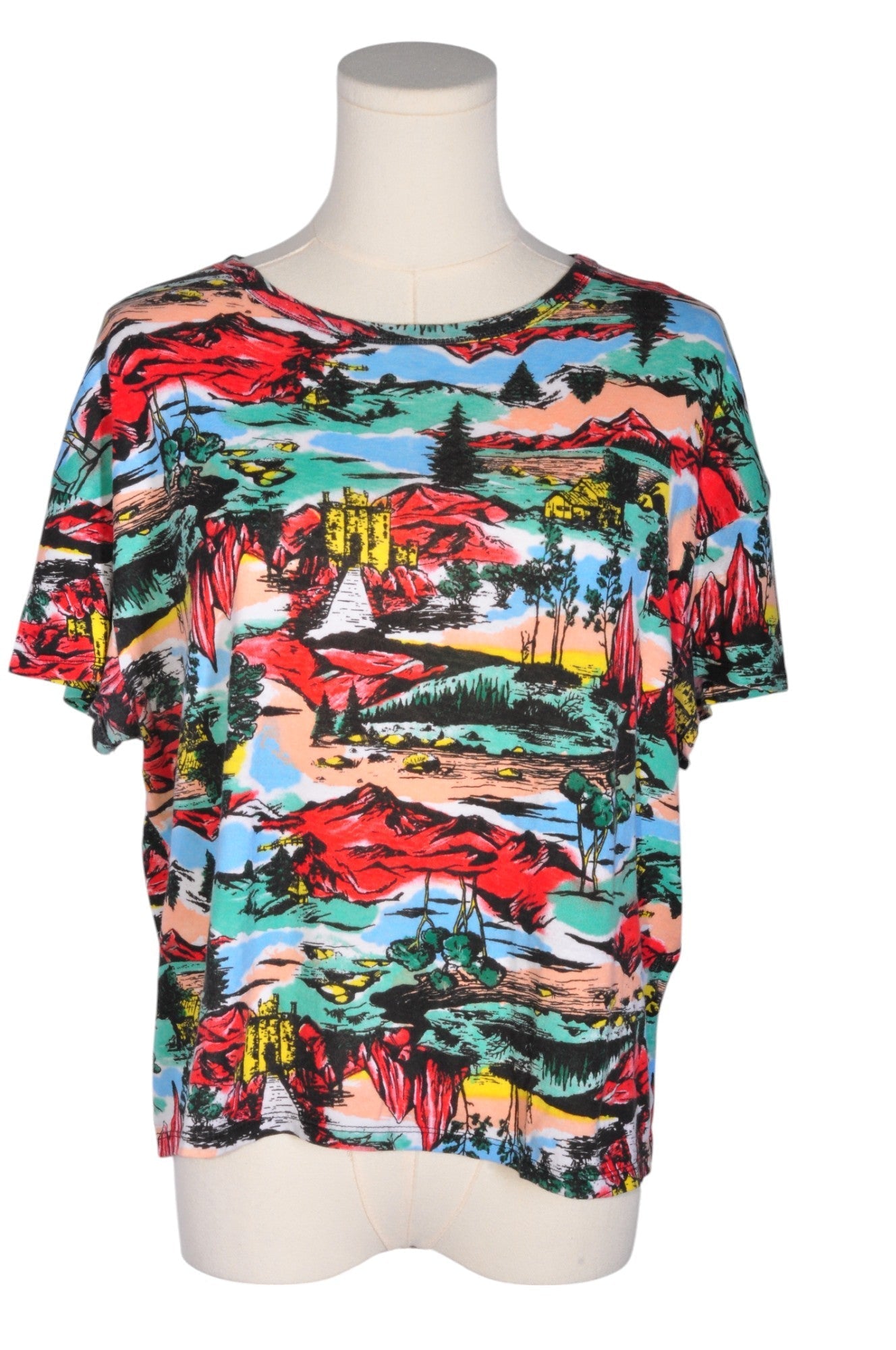 ZARA Women T-Shirts Regular fit in Red - M