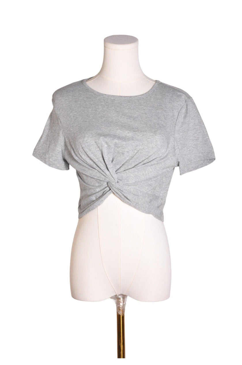 SHEIN Women Crop Tops Regular fit in Gray - 0XL