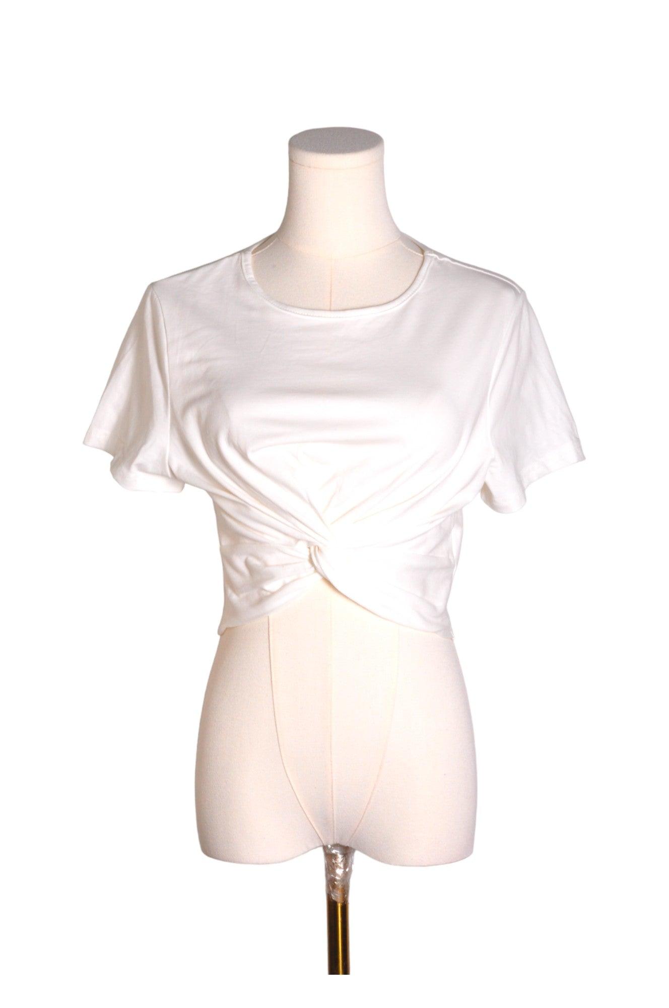 SHEIN Women Crop Tops Regular fit in White - 0XL