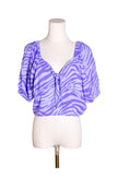 NOBO Women Crop Tops Regular fit in Purple - XXL
