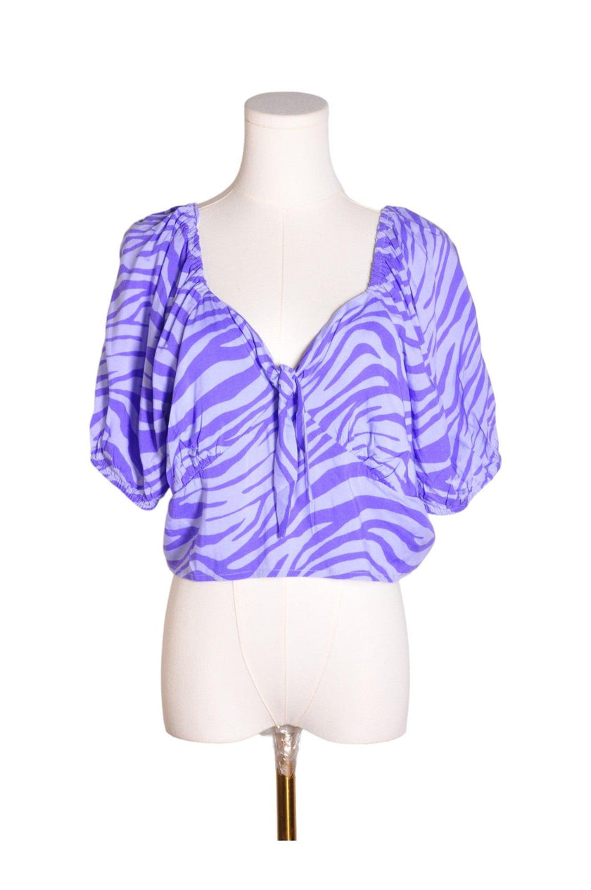 NOBO Women Crop Tops Regular fit in Purple - XXL