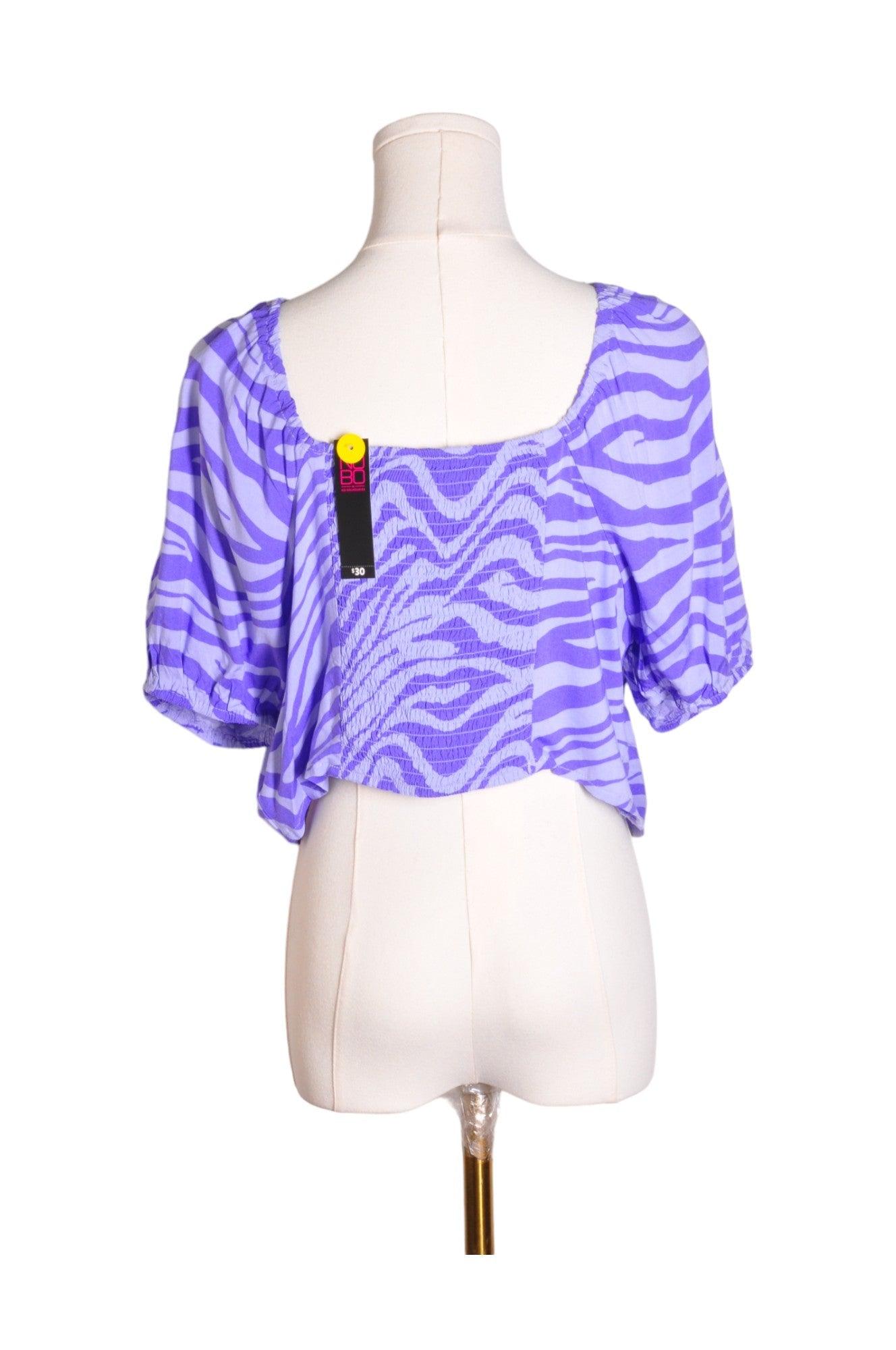 NOBO Women Crop Tops Regular fit in Purple - XXL