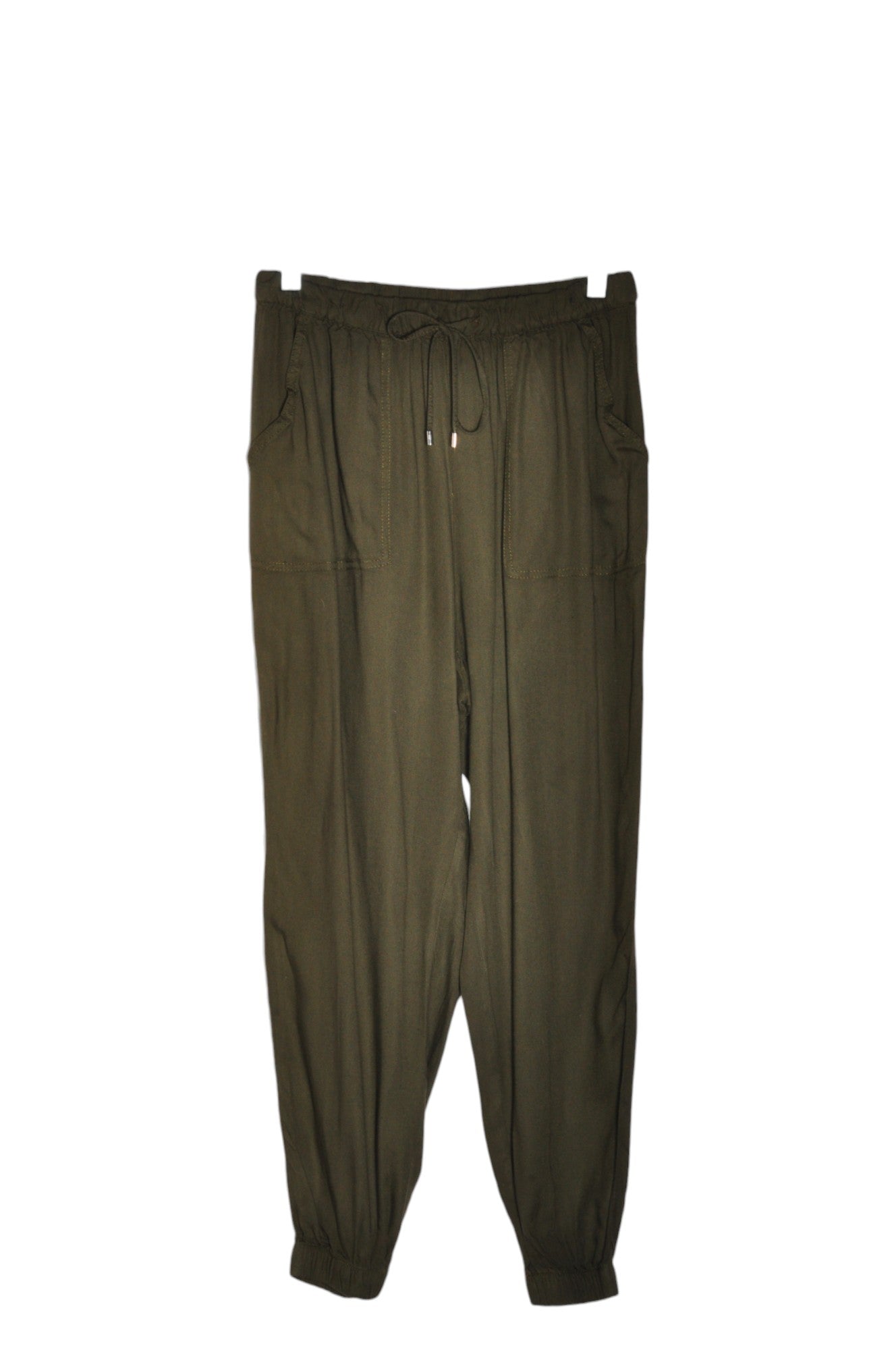 H&M Women Work Pants Regular fit in Green - 8
