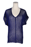 OLD NAVY Women Knit Tops Regular fit in Blue - S