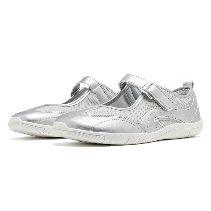 Wide-Toe Mary Jane Shoes | Breathable Mesh Lightweight Women's Casual Sneakers