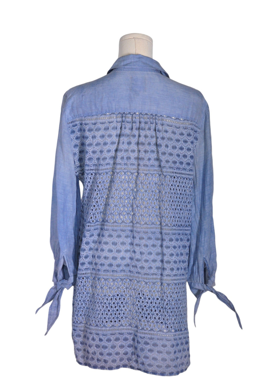 NIC + ZOE Women Button Down Tops Regular fit in Blue - M