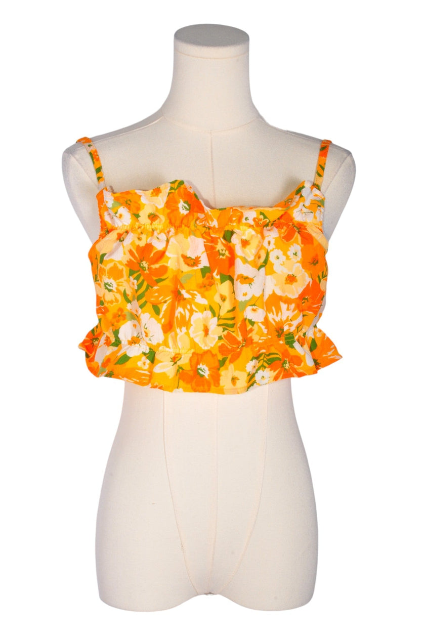 H&M Women Crop Tops Regular fit in Orange - 8