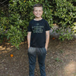Baby/Kids Graphic Bamboo T-Shirt | Chocolate Donut On Leaf Green
