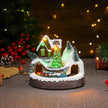 Christmas Rotating Resin Luminous Music Box Ornaments