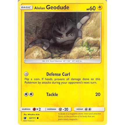 Alolan Geodude (32/111) (SM04)