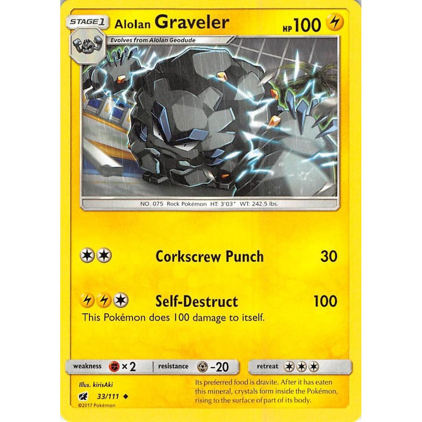 Alolan Graveler (33/111) (SM04)