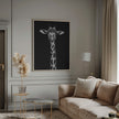 Portrait de girafe pour décoration murale