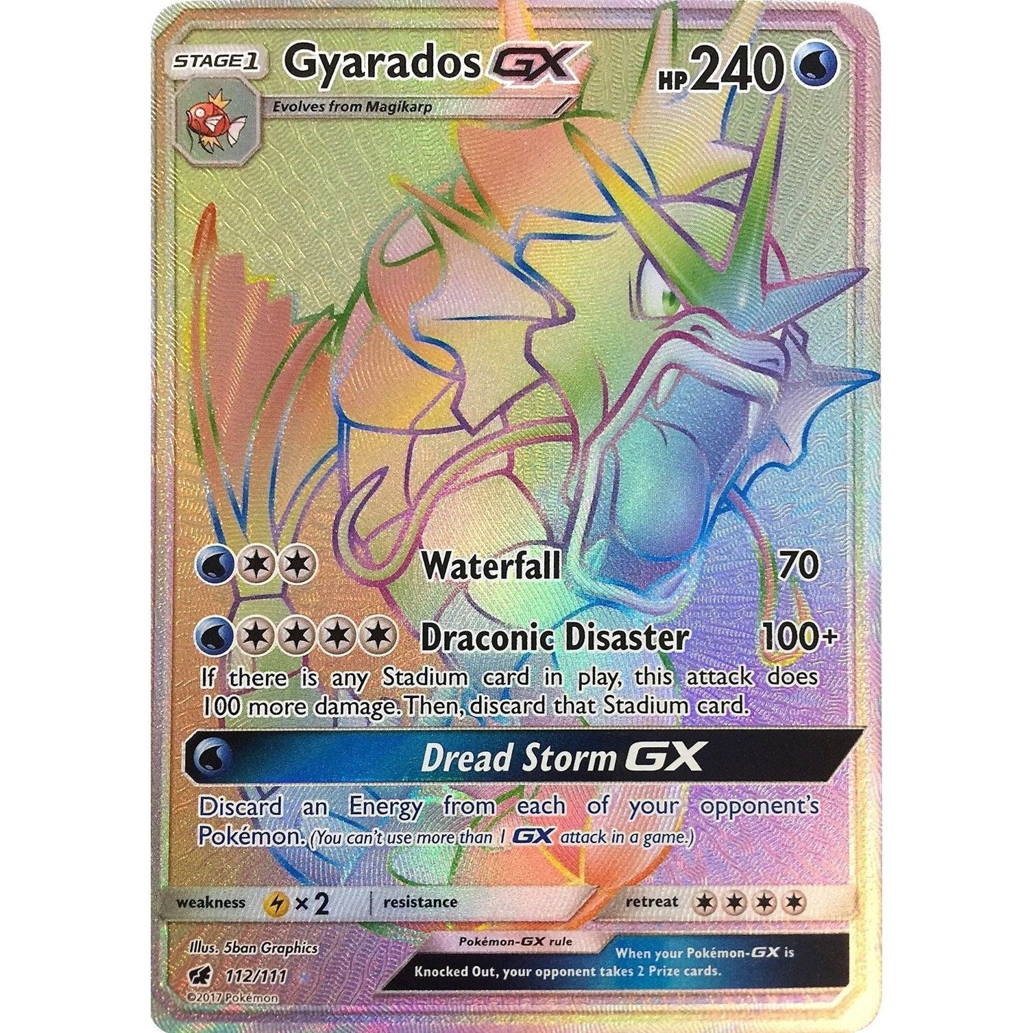 Gyarados GX (Secret) (112/111) (SM04)