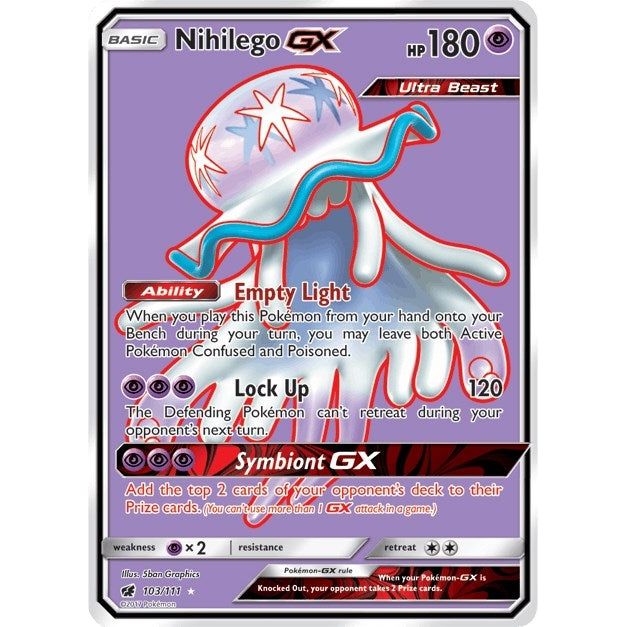 Nihilego GX (Full Art) (103/111) (SM04)