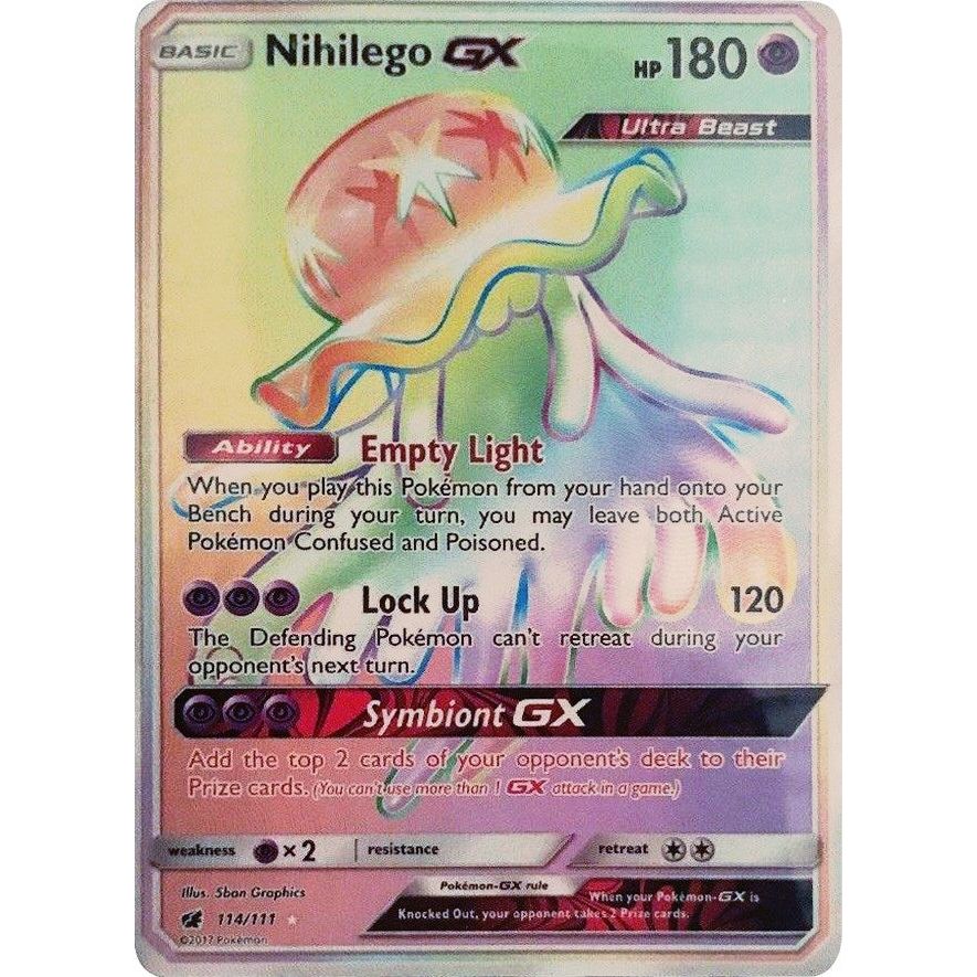 Nihilego GX (Secret) (114/111) (SM04)