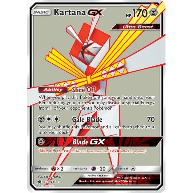 Kartana GX (Full Art) (106/111) (SM04)
