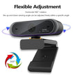 1080P Conference Webcam, 2MP USB Webcam for Video Calls and Meetings