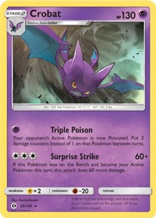 Crobat - 56/149 (Prerelease Kit Exclusive) - Deck Exclusives