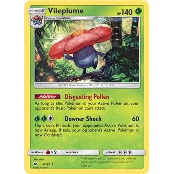 Vileplume - 6/147 (Prerelease Kit Exclusive) (006/147) (PR)