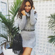 NEW Winter Mini Turtleneck sweater dress