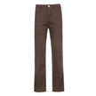Brown High Waist Stretch Bootcut Jeans Women Casual Pants