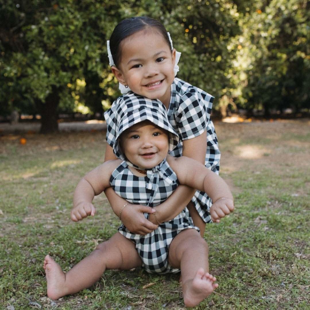 Baby/Kids' Bamboo Halter Romper | Bumblebee Meadow