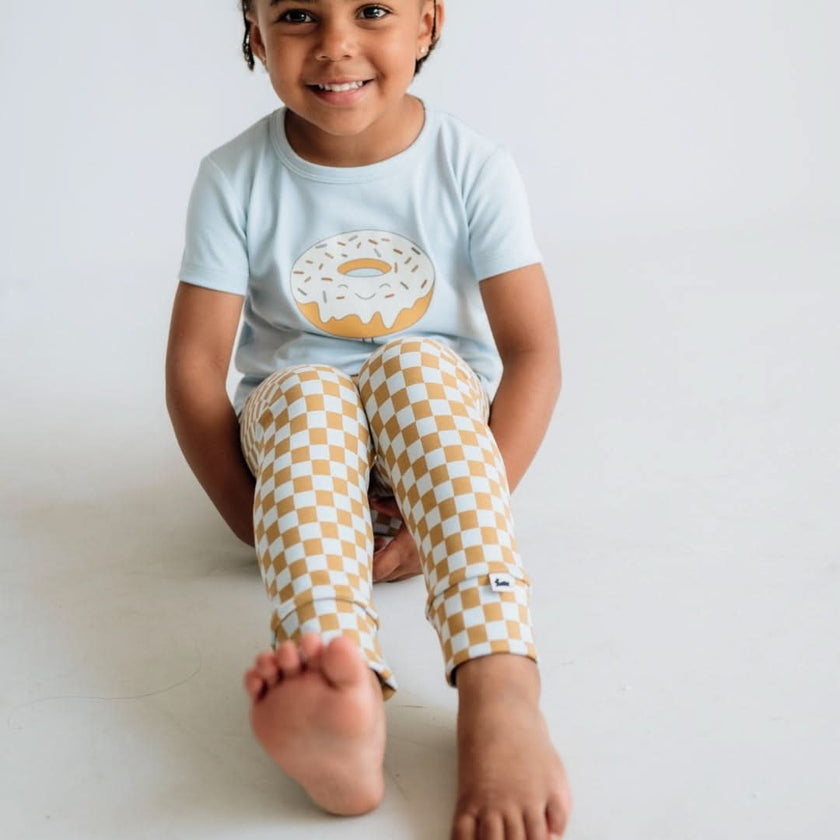Kids' Bamboo Leggings | Garden Snakes