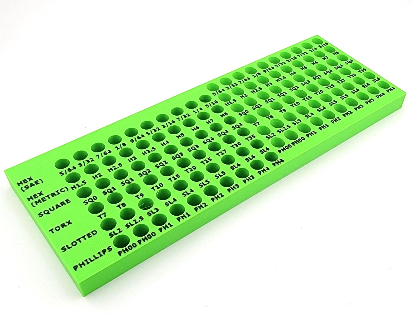 Screwdriver Hex Bit Storage - Fits 2