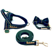 Barclay Plaid Green One-Click Dog Harness