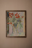 ÉCLATS DE PRINTEMPS, CADRE VINTAGE BRONZE