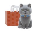 【ガチャ蔵】Cat in a Paper Bag Flocked Figure[Complete Set of 6]