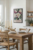 MARCHÉ HIVERNAL II, Oeuvre sur toile étirée